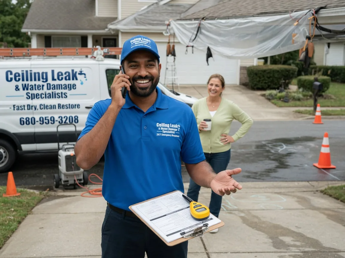 Ceiling Leak Cleanup Snow Hill, MD FAQs